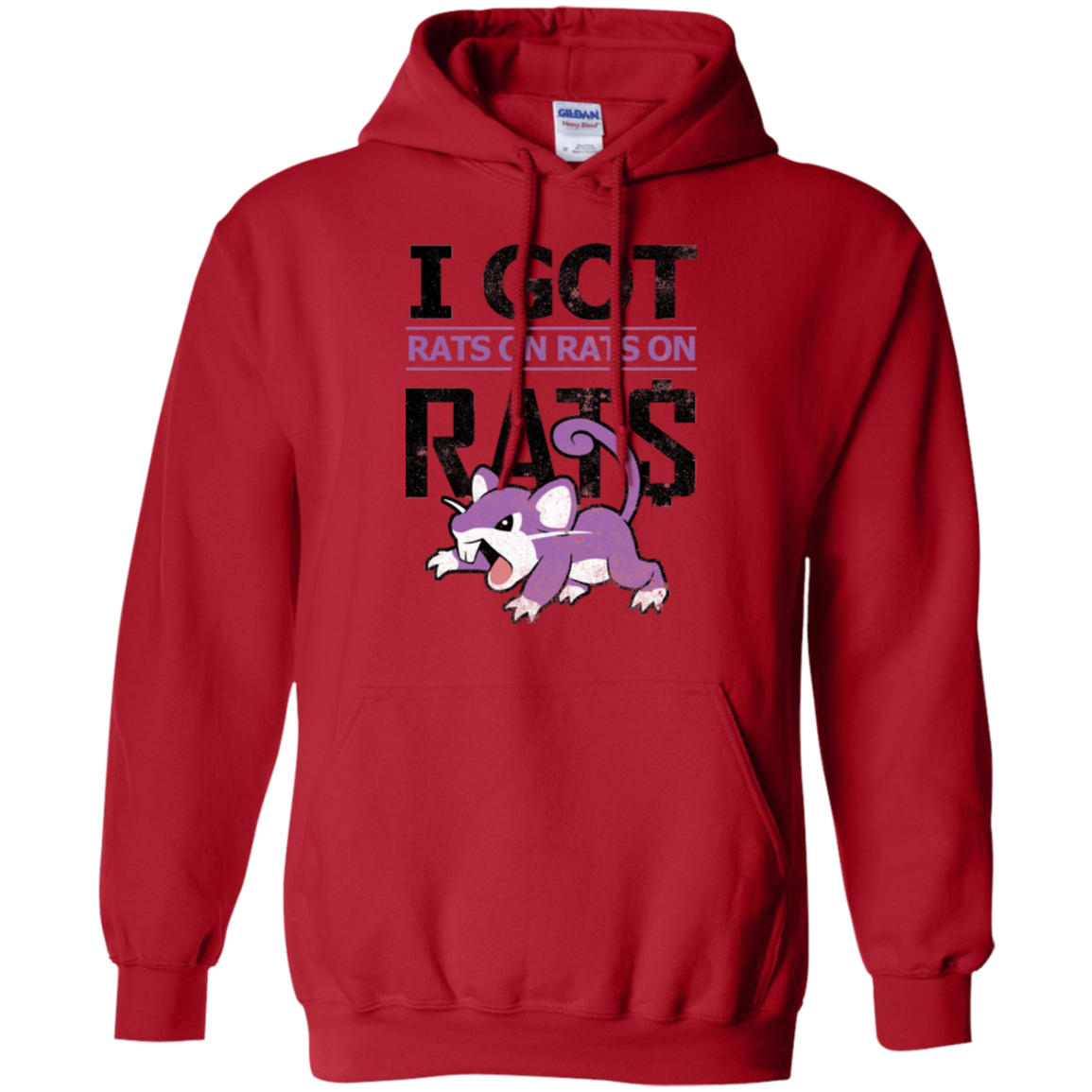 Rats on rats on rats Pullover Hoodie
