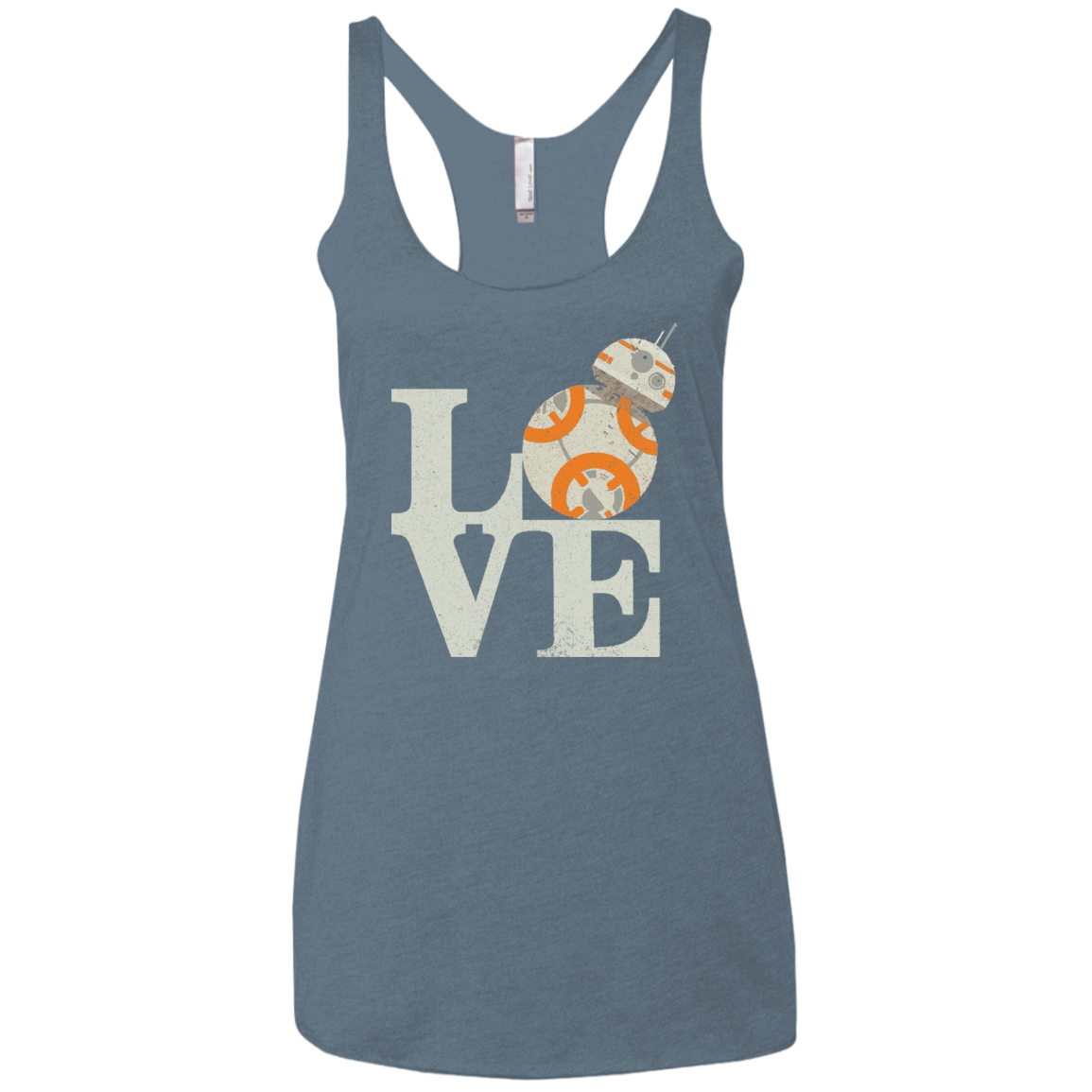 Love Droids Women's Triblend Racerback Tank