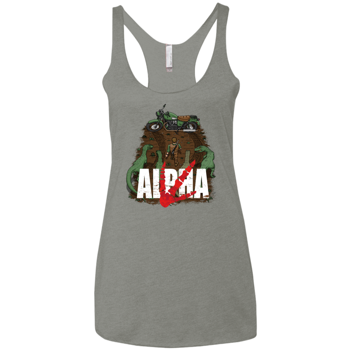 Akira Park Women's Triblend Racerback Tank