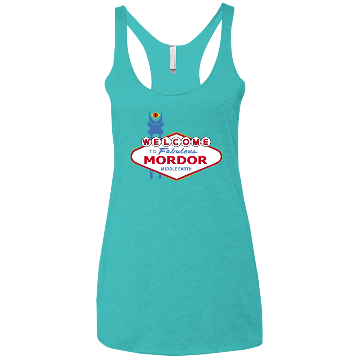 Viva Mordor Women's Triblend Racerback Tank