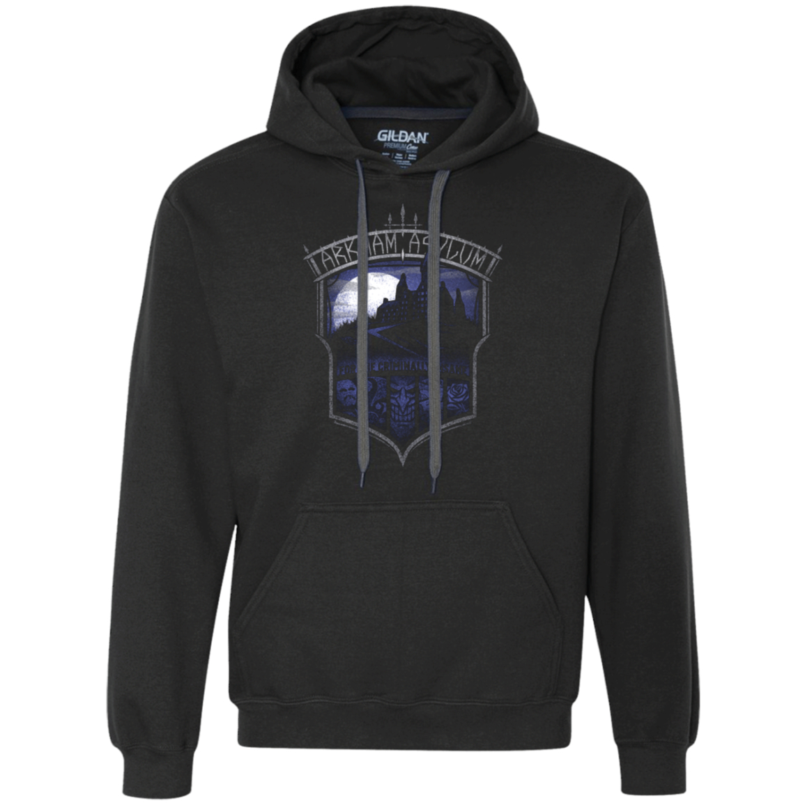 Arkham Asylum Premium Fleece Hoodie