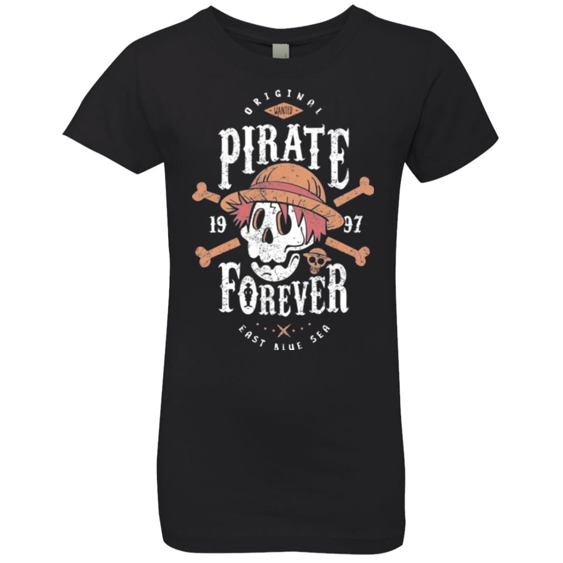 Wanted Pirate Forever Girls Premium T-Shirt