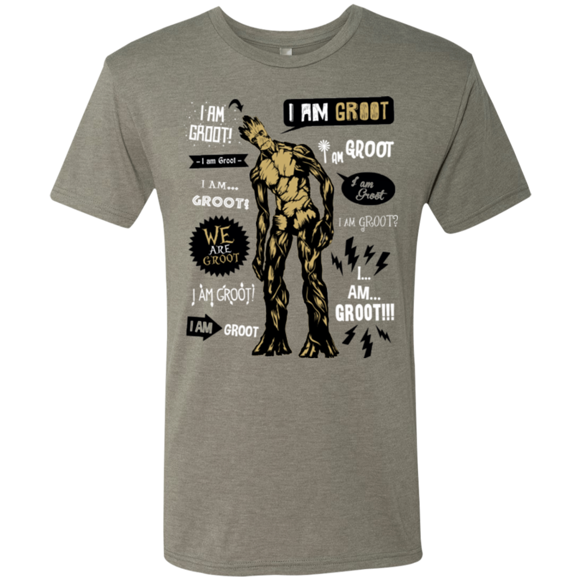 Groot Famous Quotes Men's Triblend T-Shirt