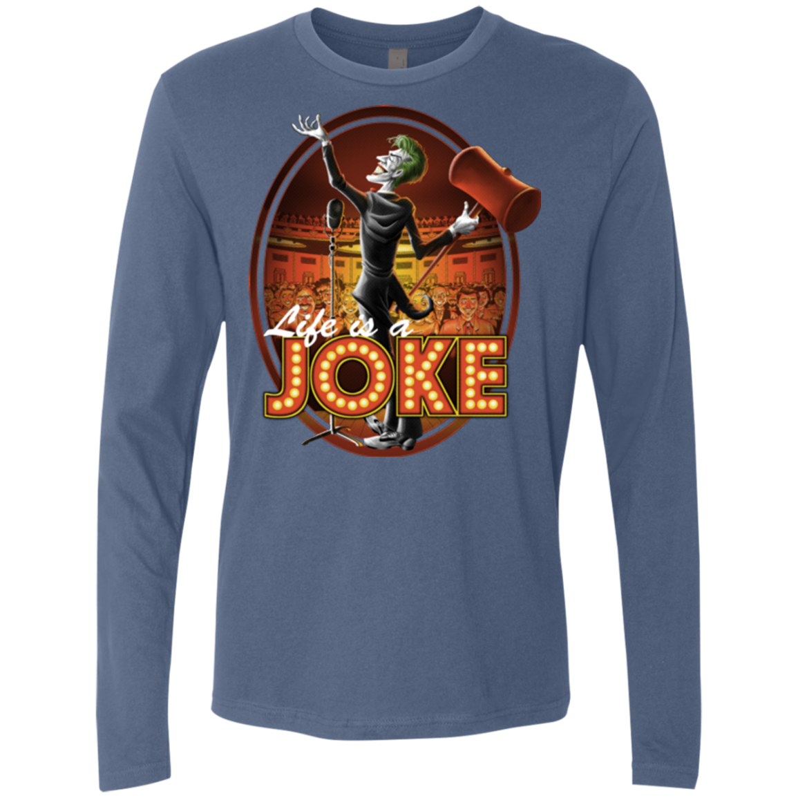 Life Is A Joke Men's Premium Long Sleeve