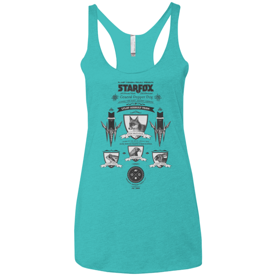 Star Fox Vintage Women's Triblend Racerback Tank