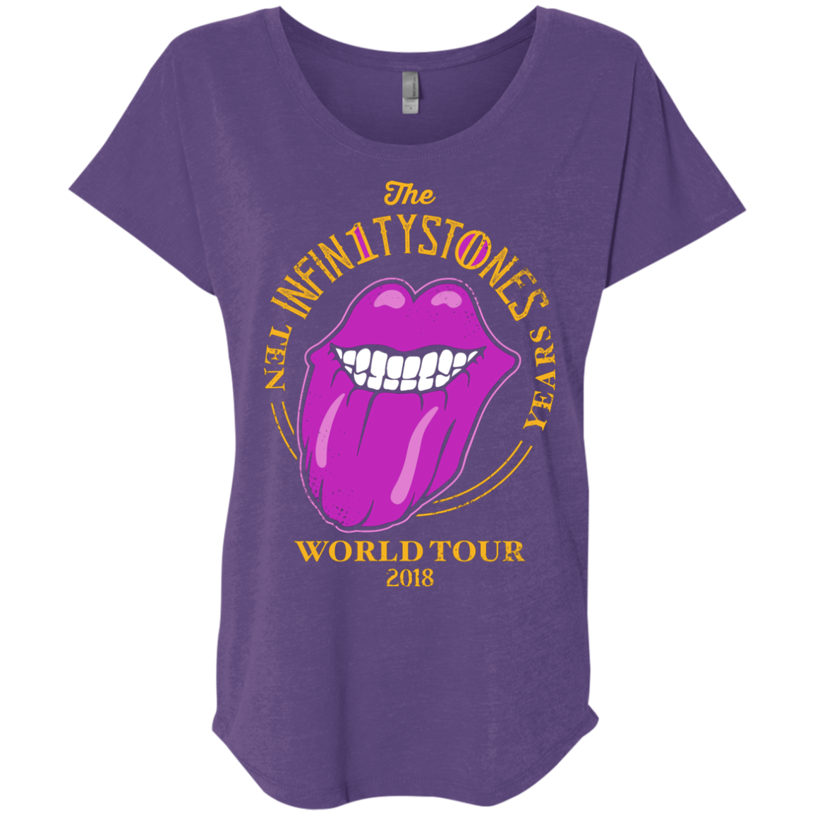 Stones World Tour Triblend Dolman Sleeve