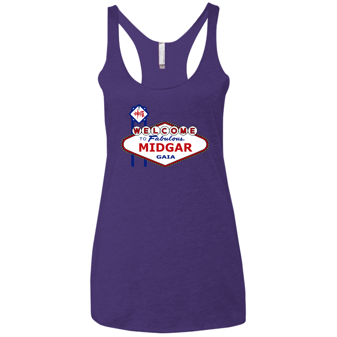 Viva Midgar Women's Triblend Racerback Tank