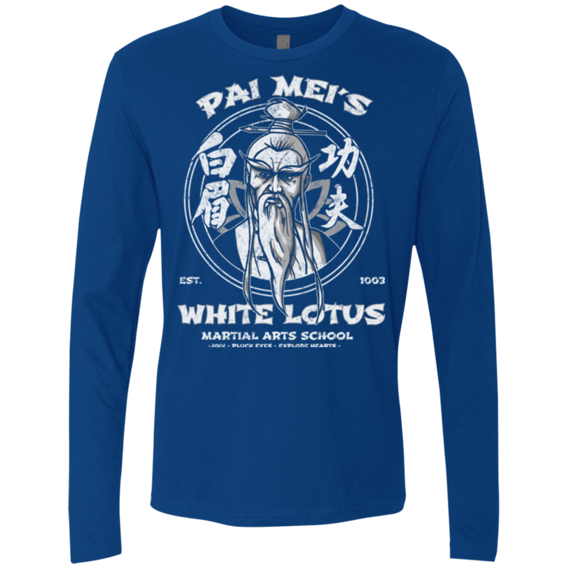 White Lotus Men's Premium Long Sleeve