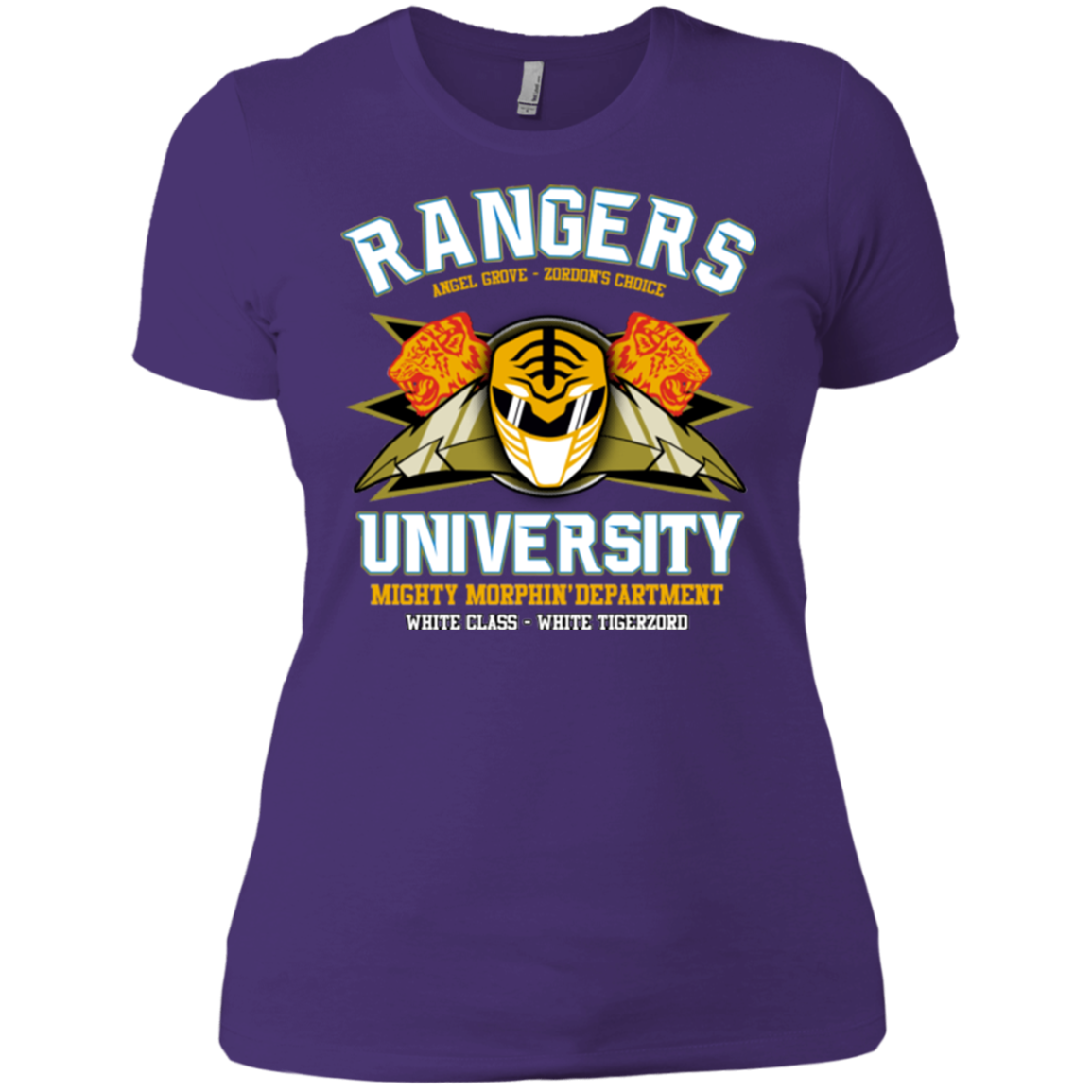Rangers U White Ranger Women's Premium T-Shirt