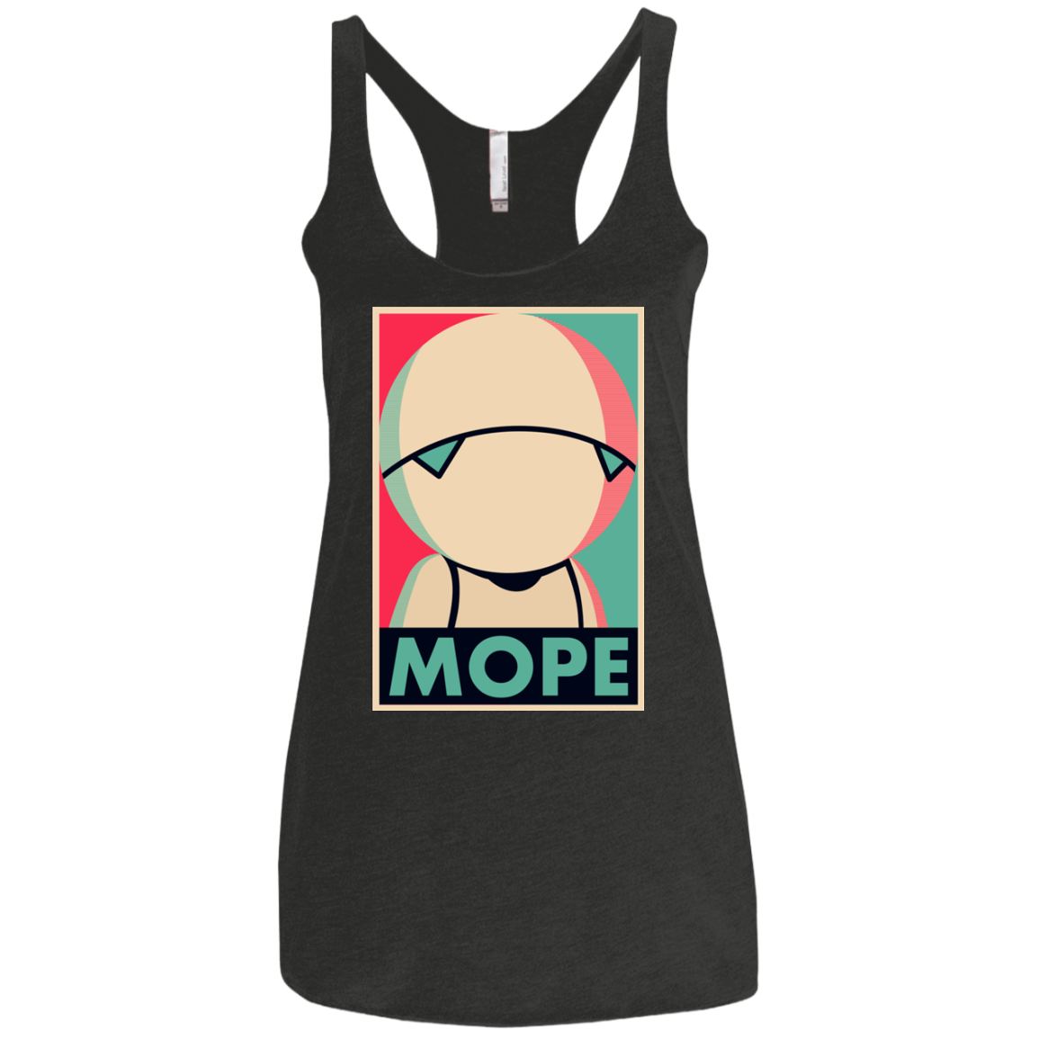 Mope Around Women's Triblend Racerback Tank