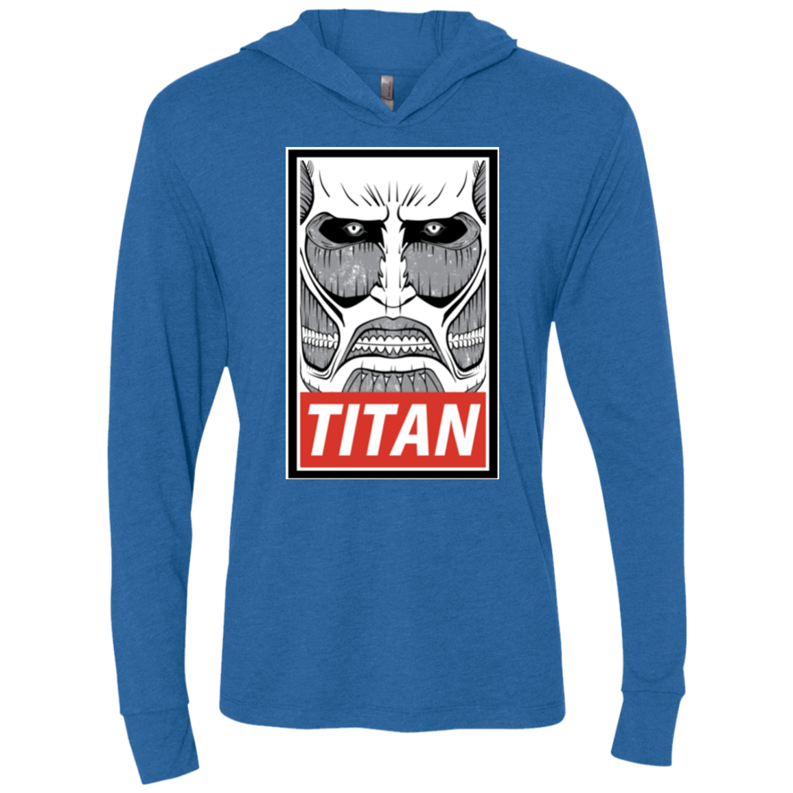 Titan Triblend Long Sleeve Hoodie Tee