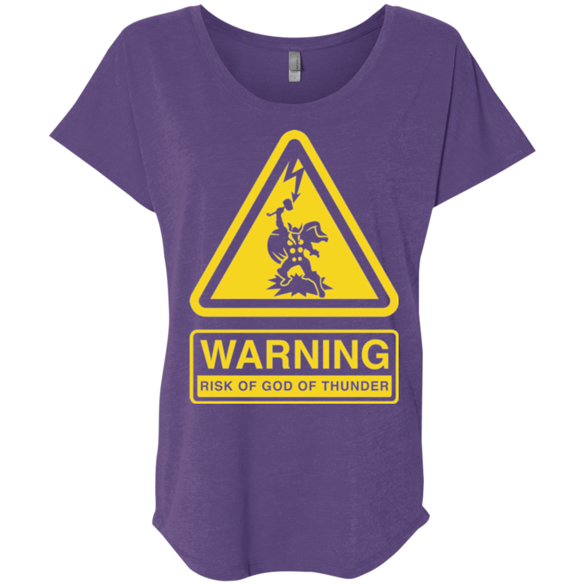 God of Thunder Triblend Dolman Sleeve