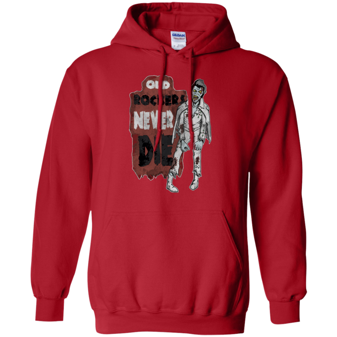 Old Rockers Never Die Pullover Hoodie