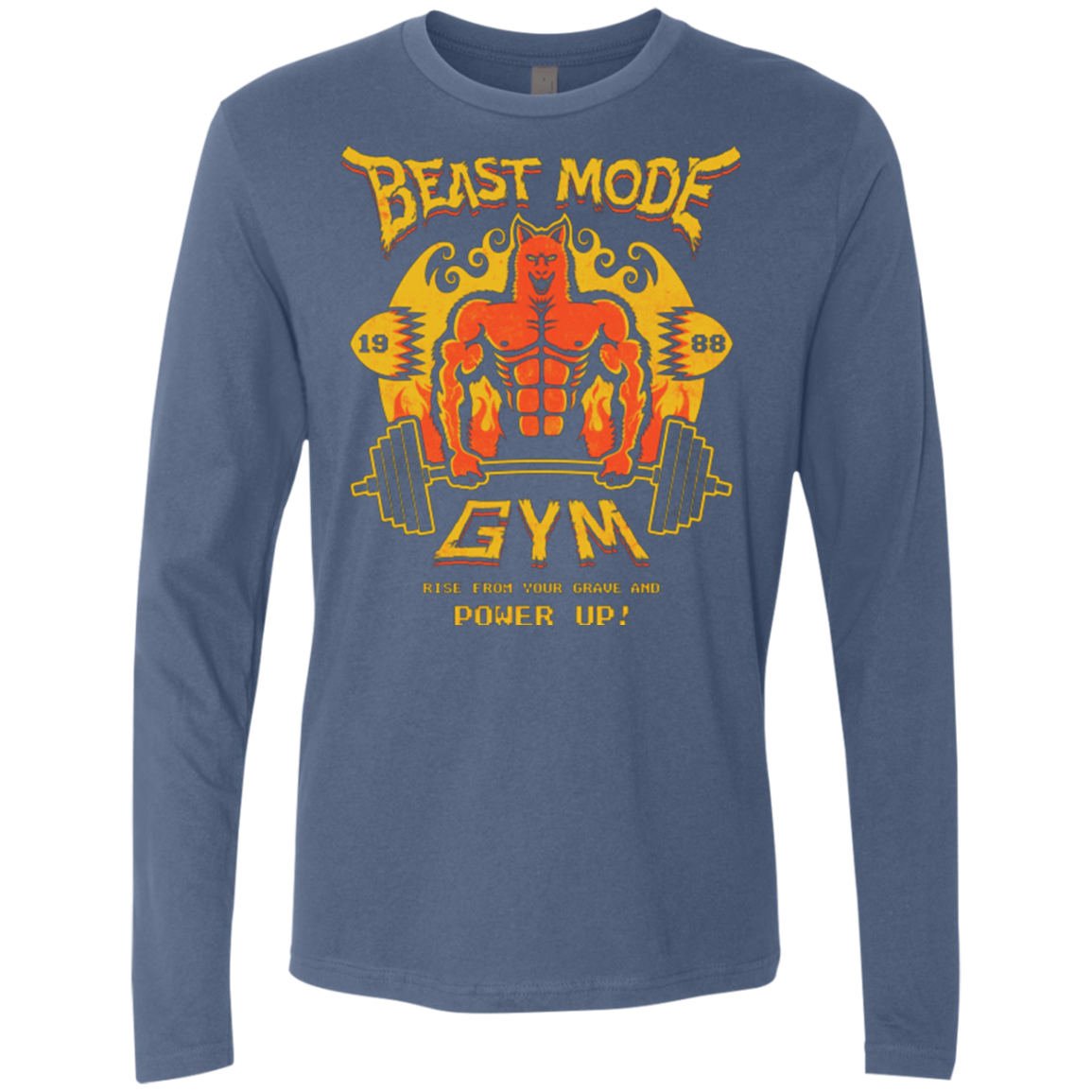Beast Mode Gym Men's Premium Long Sleeve
