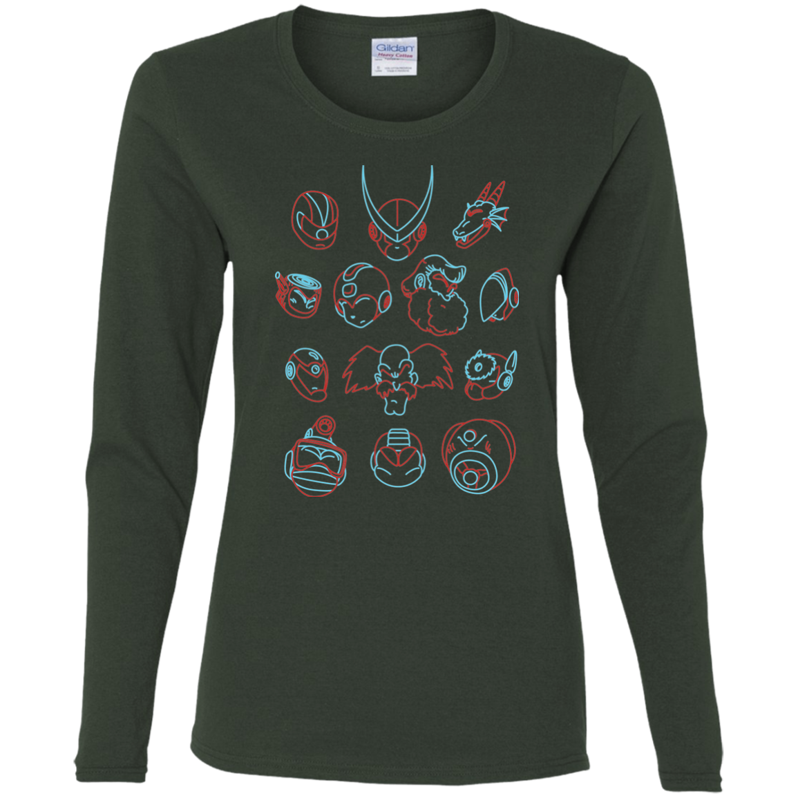 MEGA HEADS 2 Women's Long Sleeve T-Shirt