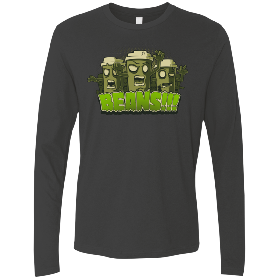 Beans Men's Premium Long Sleeve