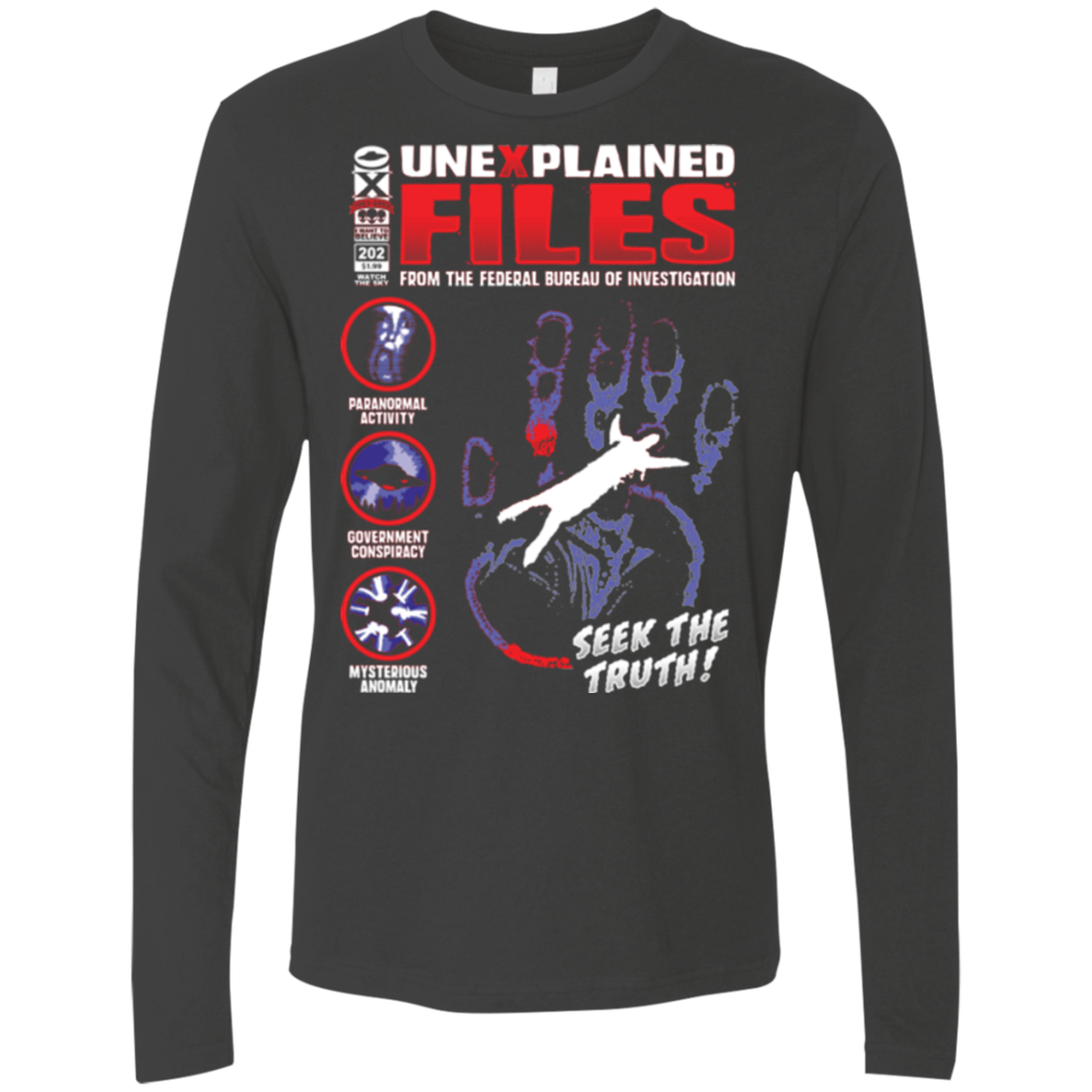Unexplained Files Men's Premium Long Sleeve