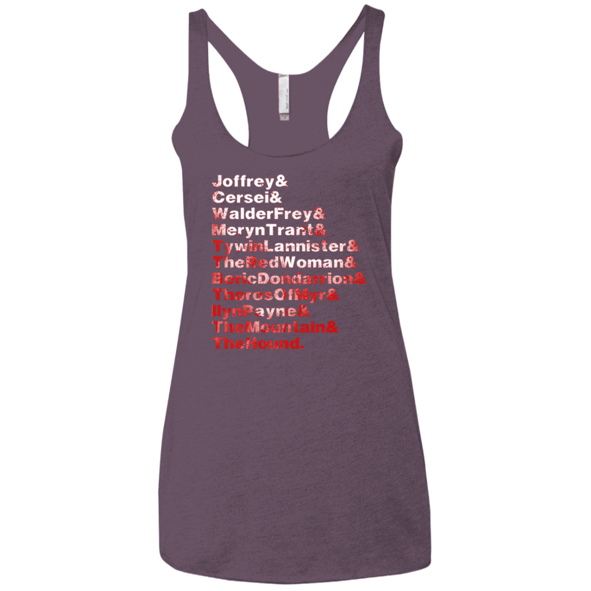 Aryas Kill List Women's Triblend Racerback Tank