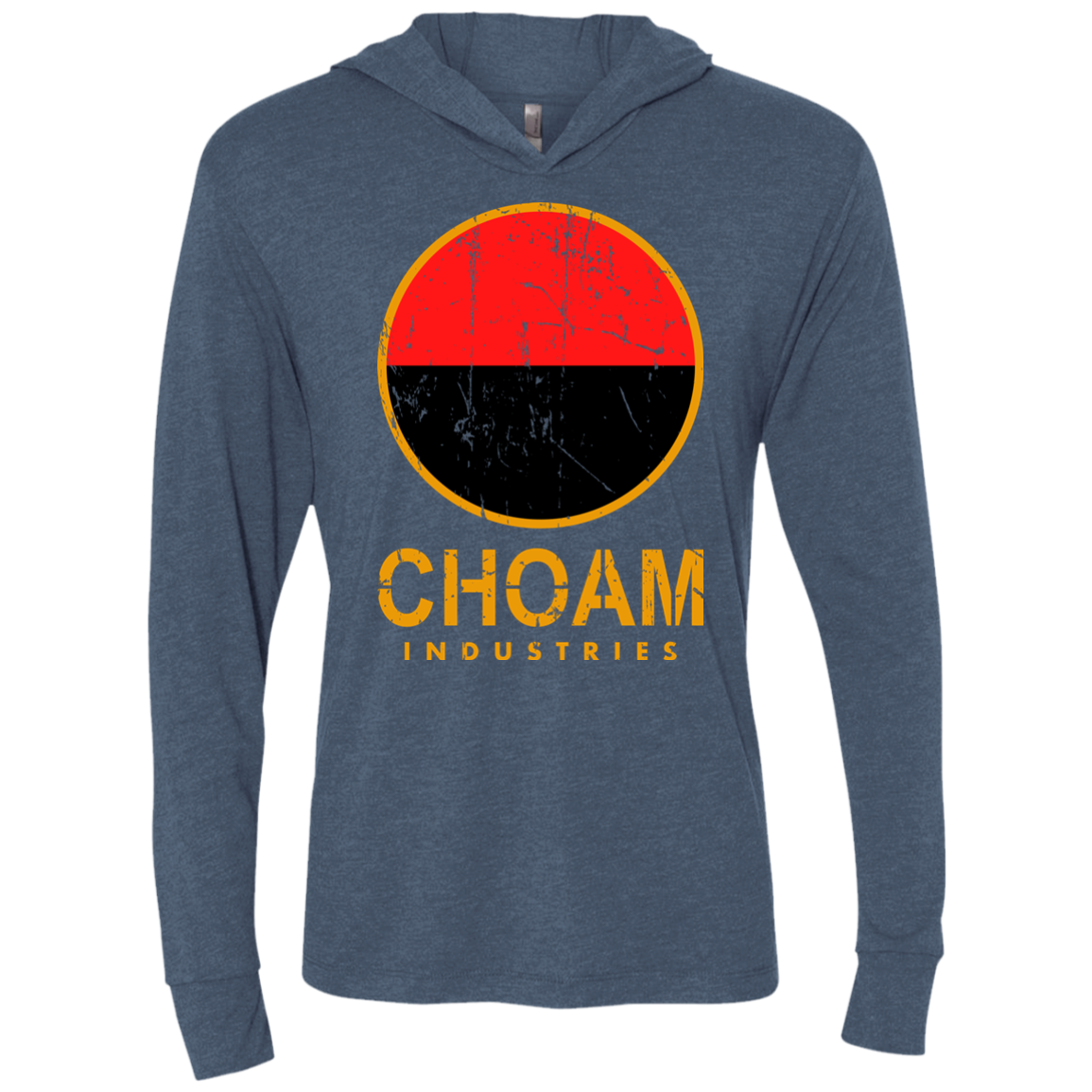 Combine Triblend Long Sleeve Hoodie Tee