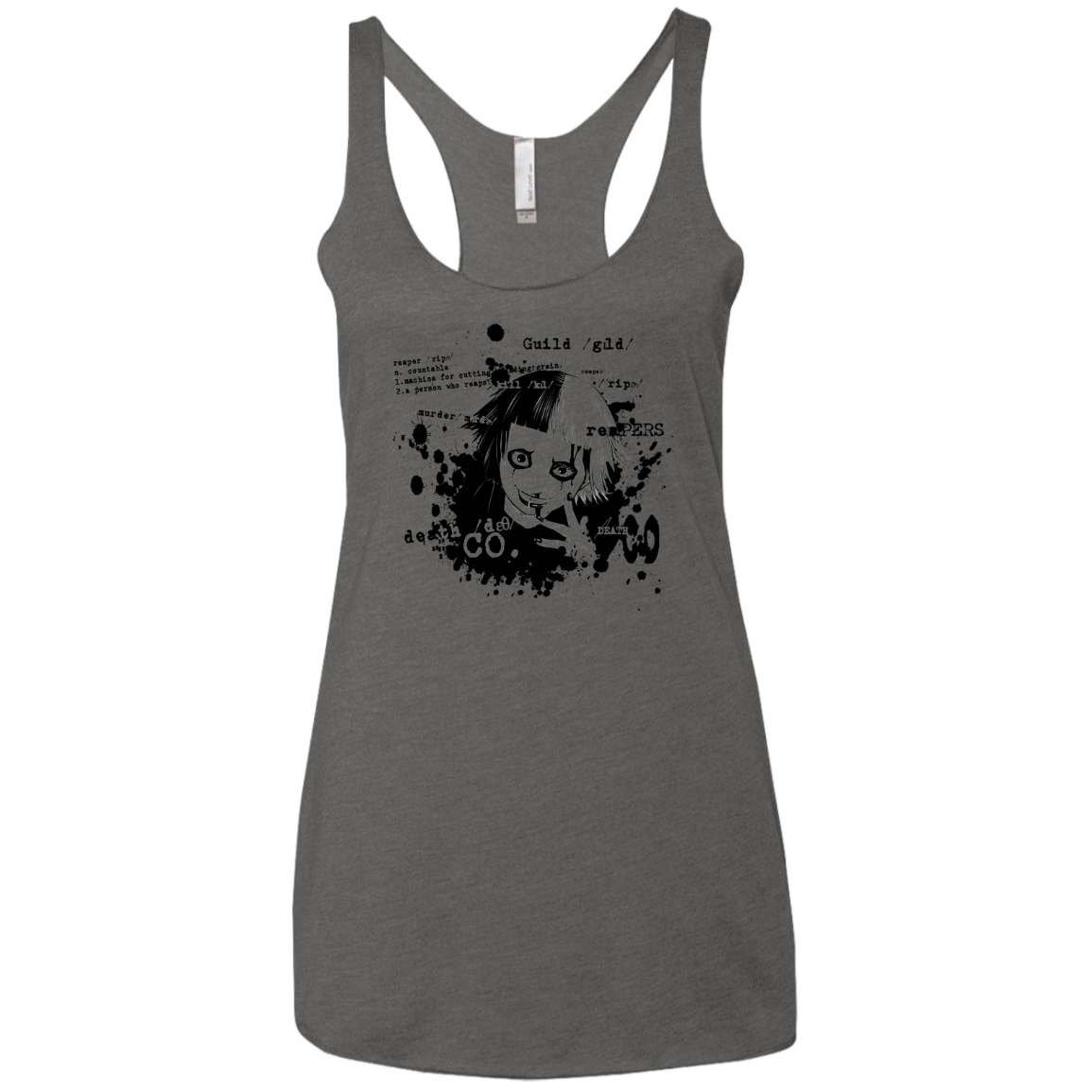 Death Co Women's Triblend Racerback Tank