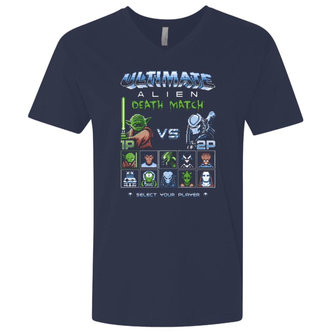 Alien Death Match Men's Premium V-Neck