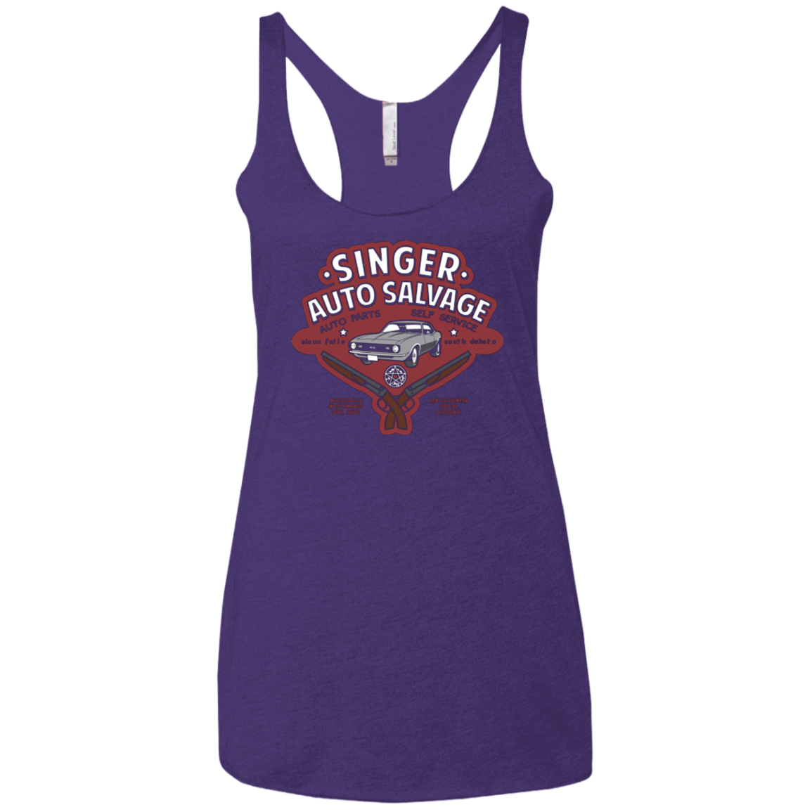Singer Auto Salvage Women's Triblend Racerback Tank