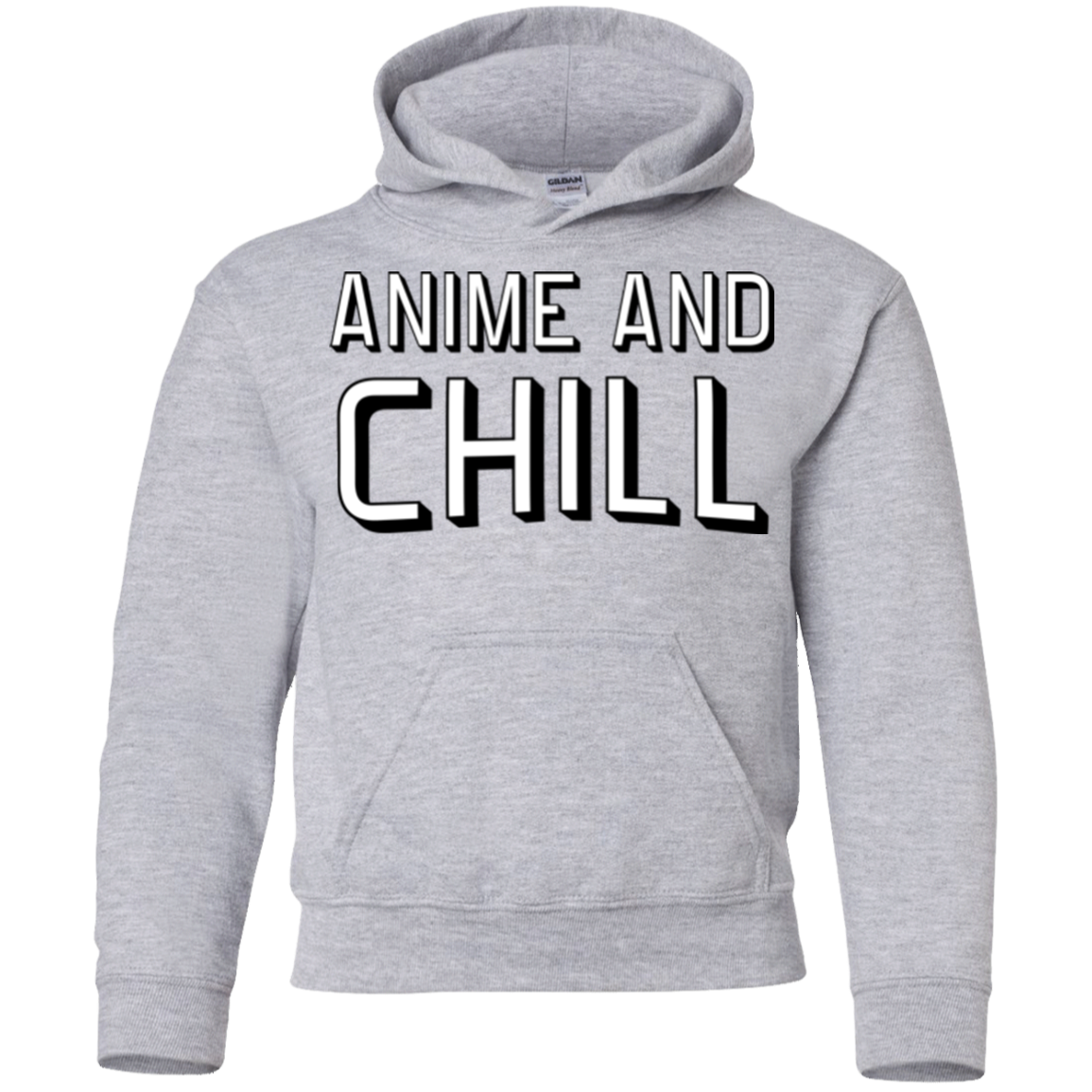 Anime and chill Youth Hoodie