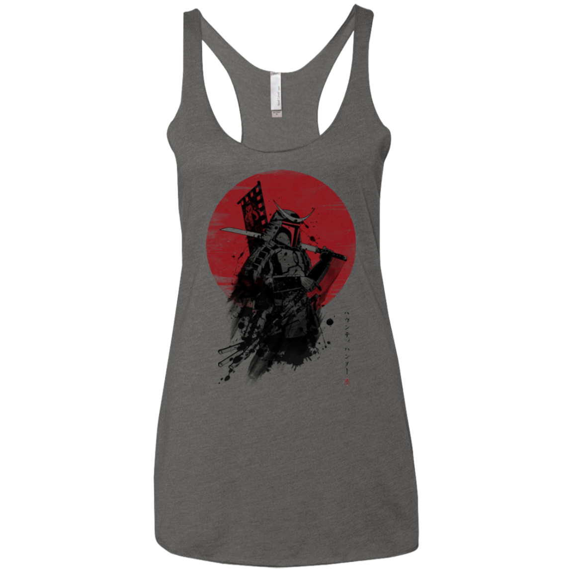 Mandalorian Samurai Women's Triblend Racerback Tank