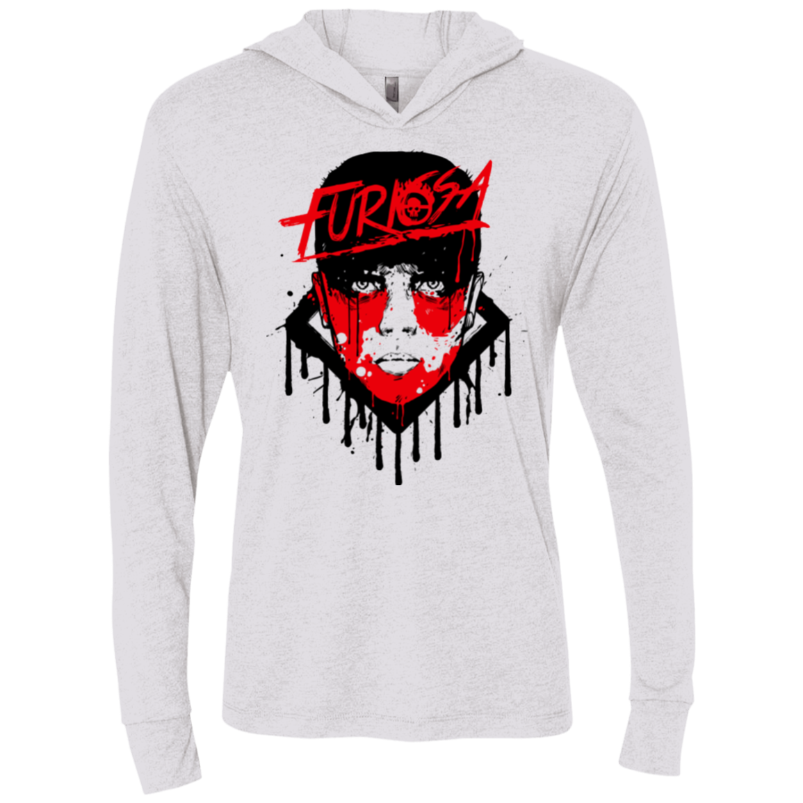 Furiosa Triblend Long Sleeve Hoodie Tee