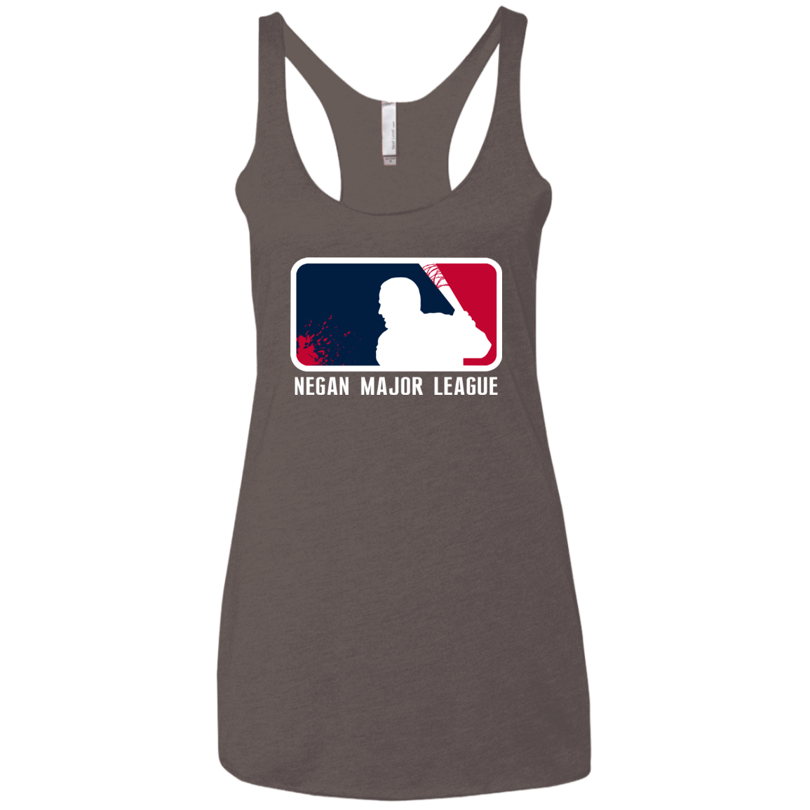 Negan Mayor League Women's Triblend Racerback Tank
