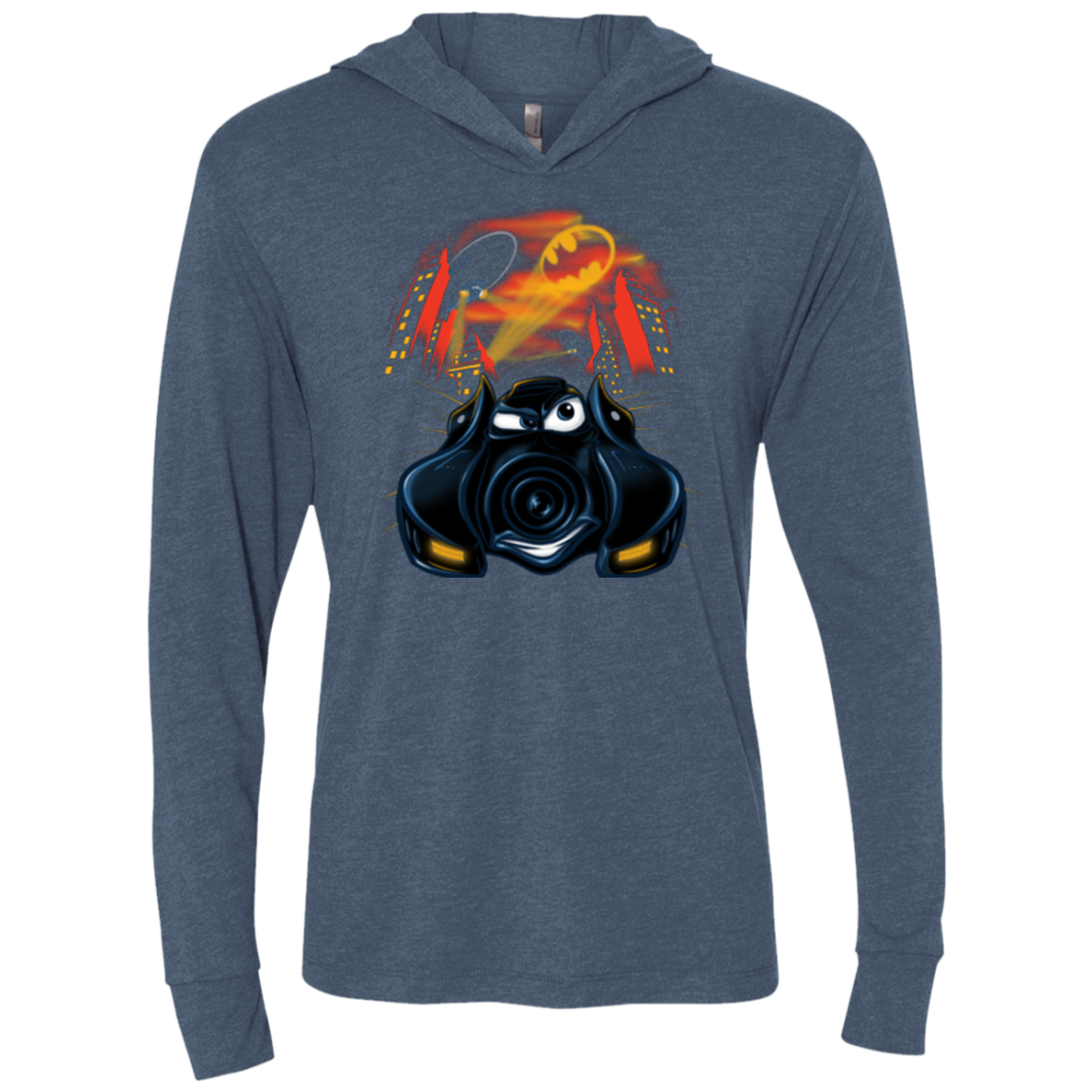 Dance With The Devil Triblend Long Sleeve Hoodie Tee