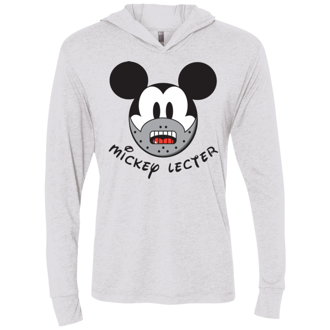 Mickey Lecter Triblend Long Sleeve Hoodie Tee