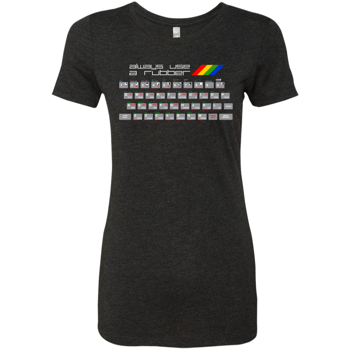 Always Use A Rubber Women's Triblend T-Shirt