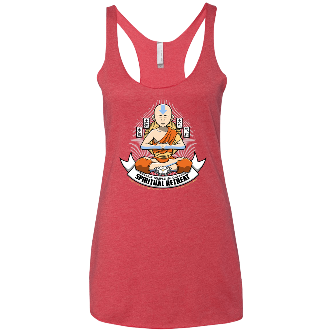 SPIRITUAL RETREATT Women's Triblend Racerback Tank