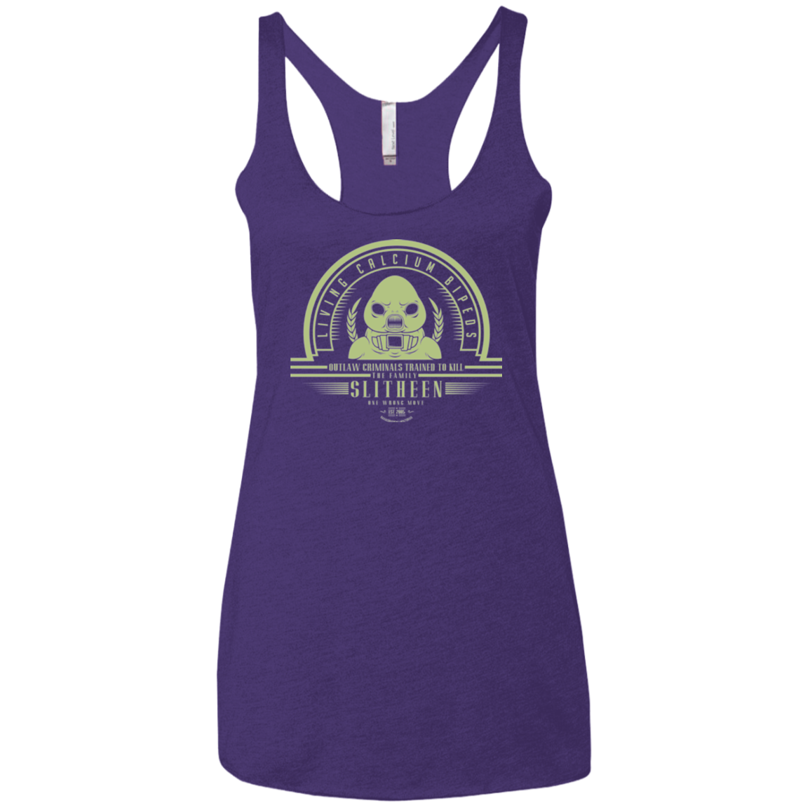 Who Villains 2 Women's Triblend Racerback Tank