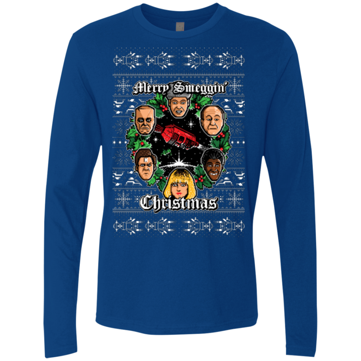 Merry Smeggin Christmas Men's Premium Long Sleeve