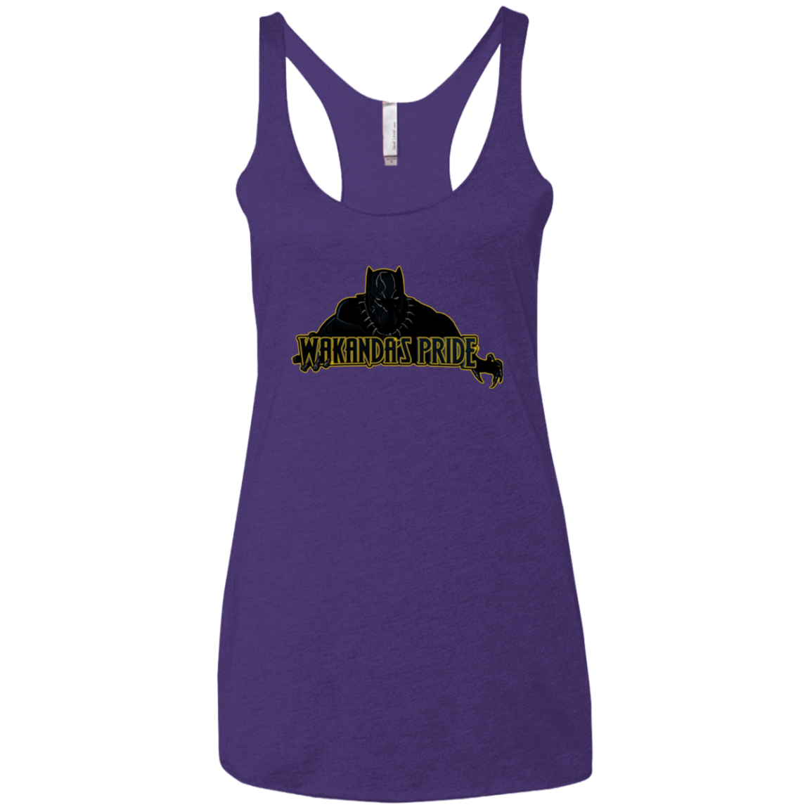 Wakandas Pride Women's Triblend Racerback Tank