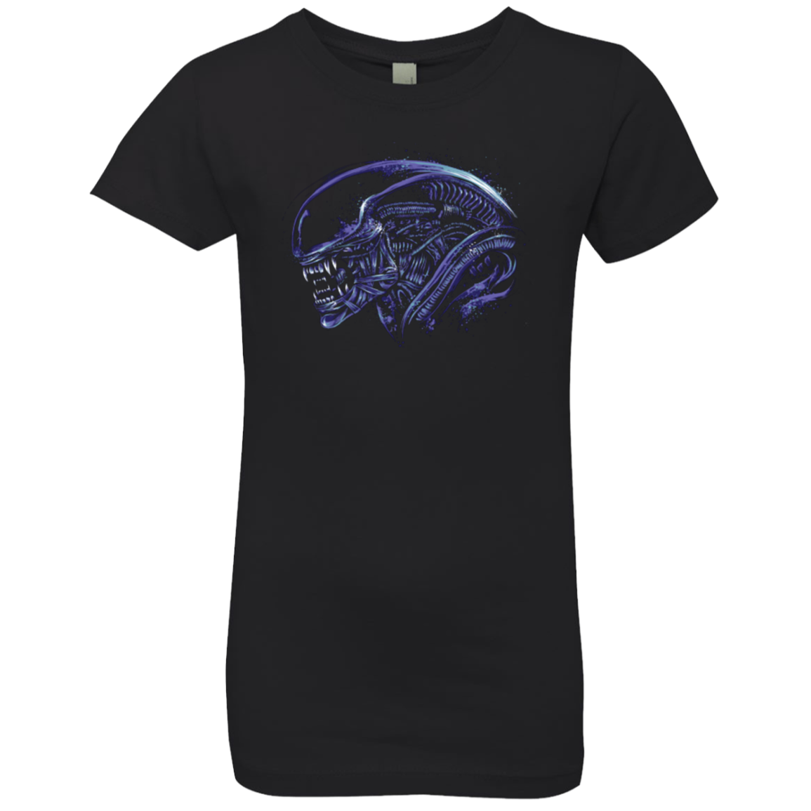 Space Nightmare Purple Girls Premium T-Shirt