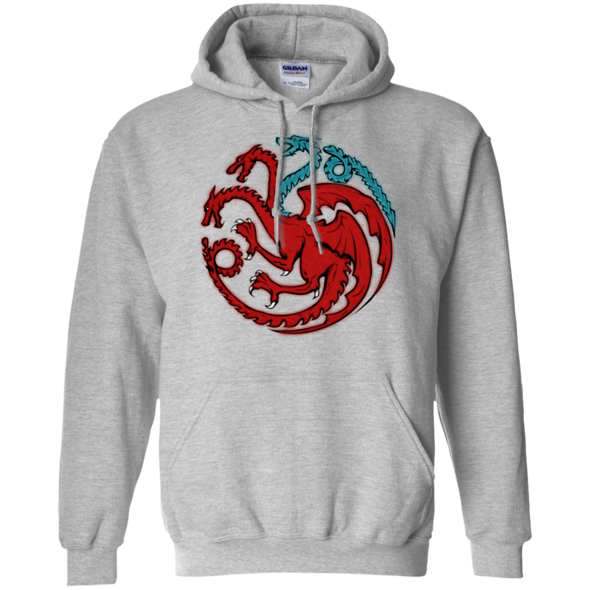 Trinity of fire and ice V2 Pullover Hoodie