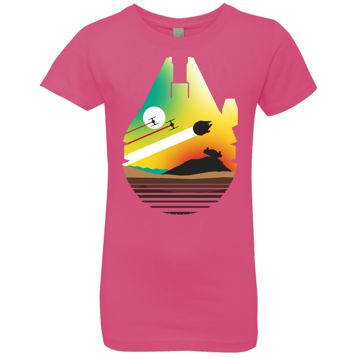 Escape from Desert Planet Girls Premium T-Shirt