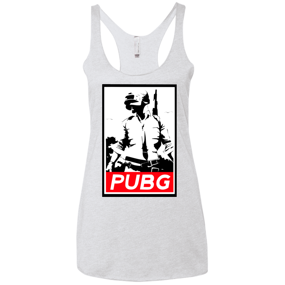 PUBG Women's Triblend Racerback Tank