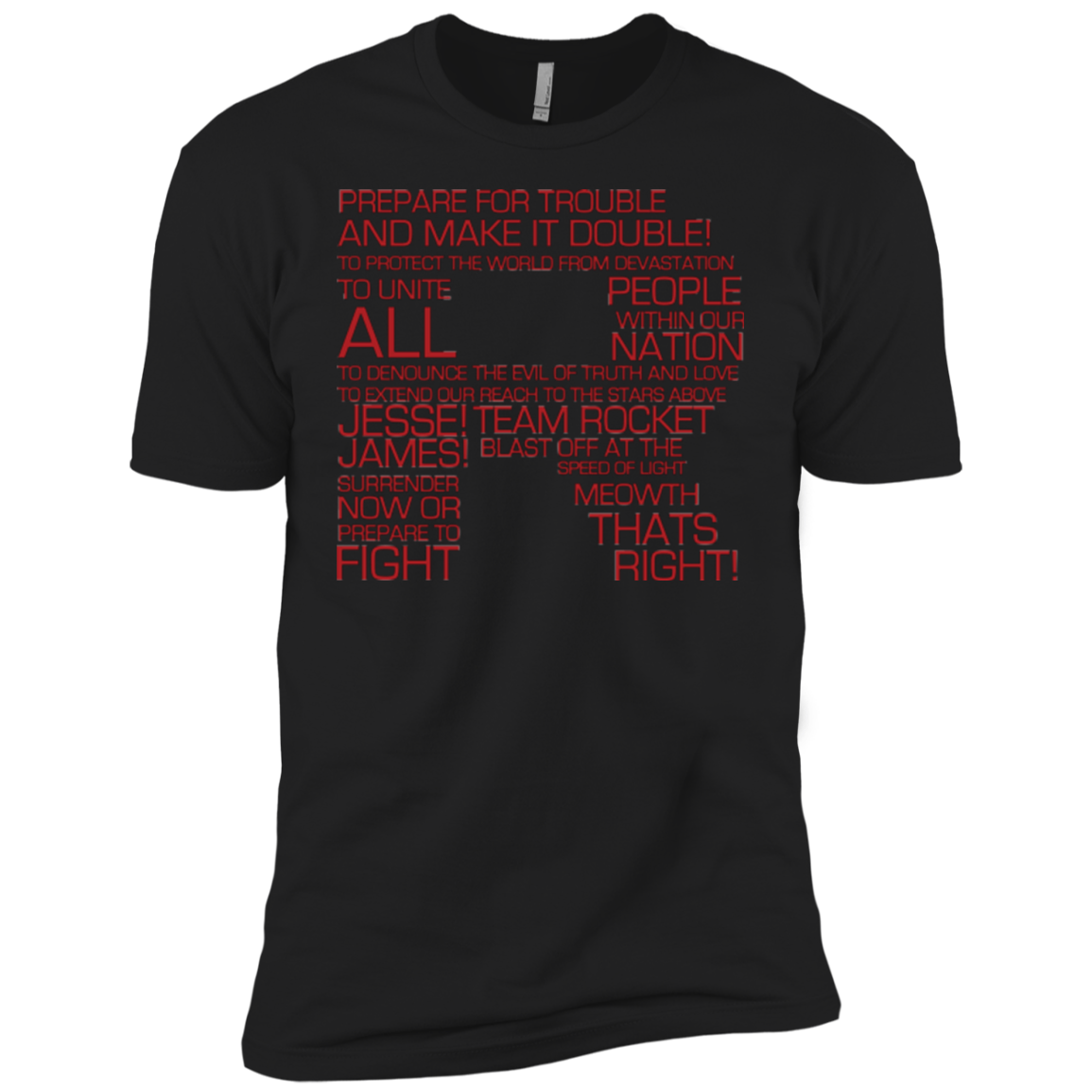 Team Rocket Motto Boys Premium T-Shirt