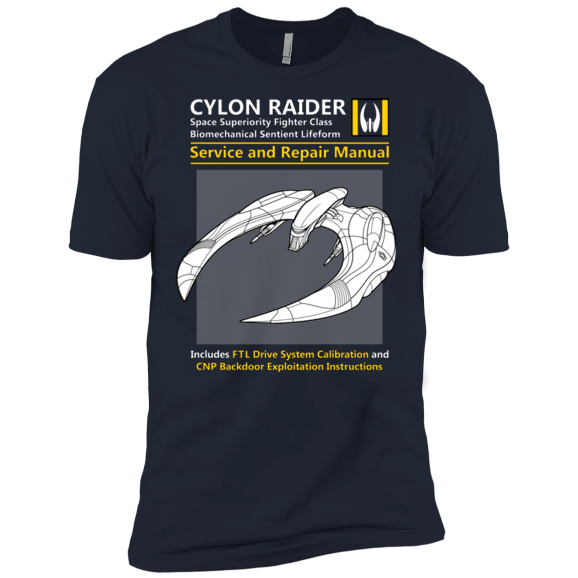CYLON RAIDER SERVICE & REPAIR MANUAL Men's Premium T-Shirt