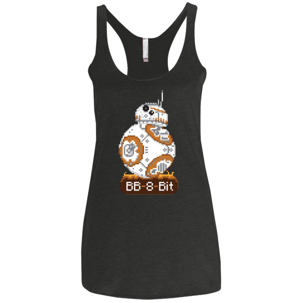 BB8Bit Women's Triblend Racerback Tank