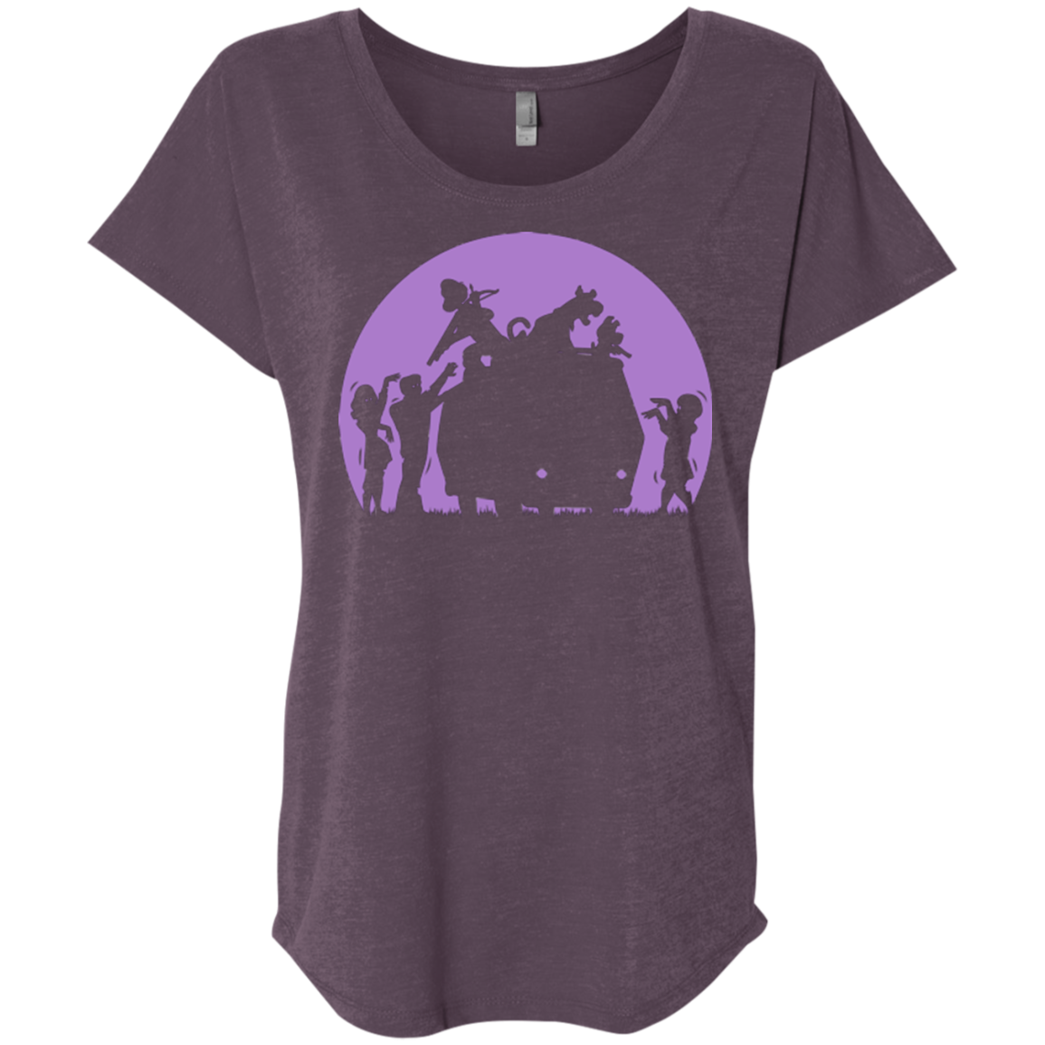 Zoinks They're Zombies Triblend Dolman Sleeve