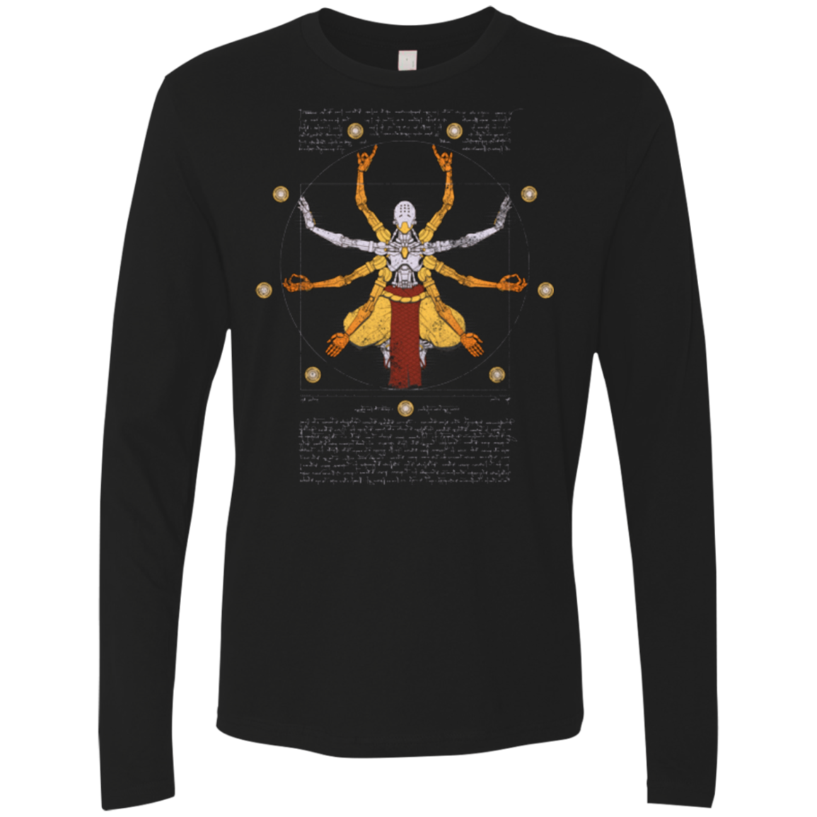 Vitruvian Omnic Men's Premium Long Sleeve