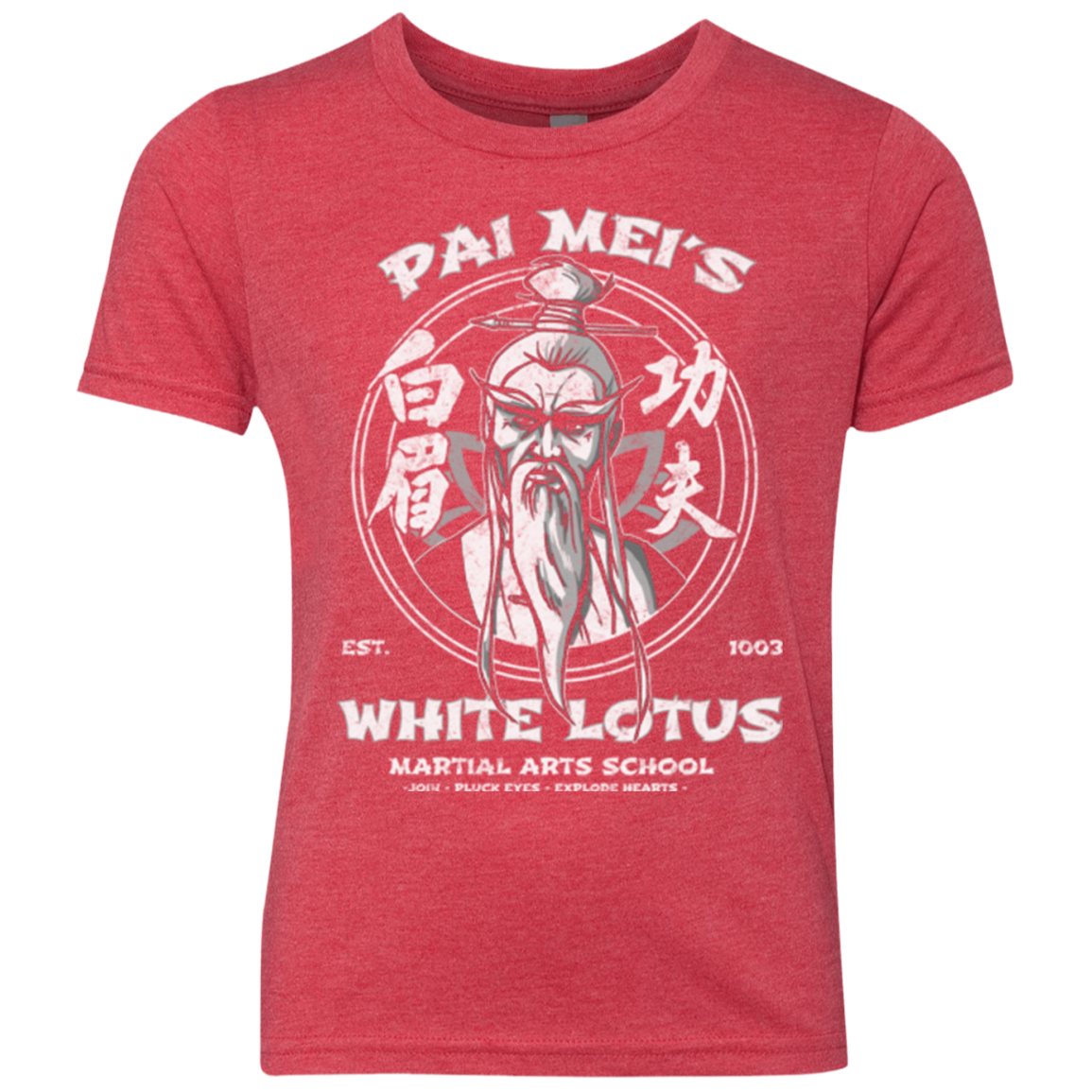 White Lotus Youth Triblend T-Shirt