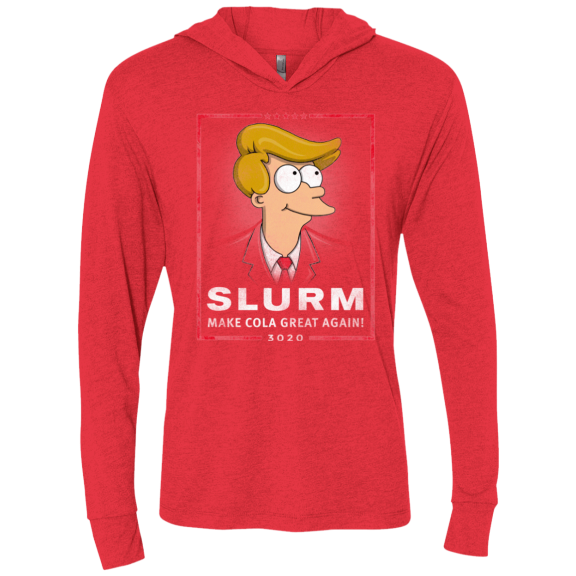 Donald J Fry Elect Triblend Long Sleeve Hoodie Tee