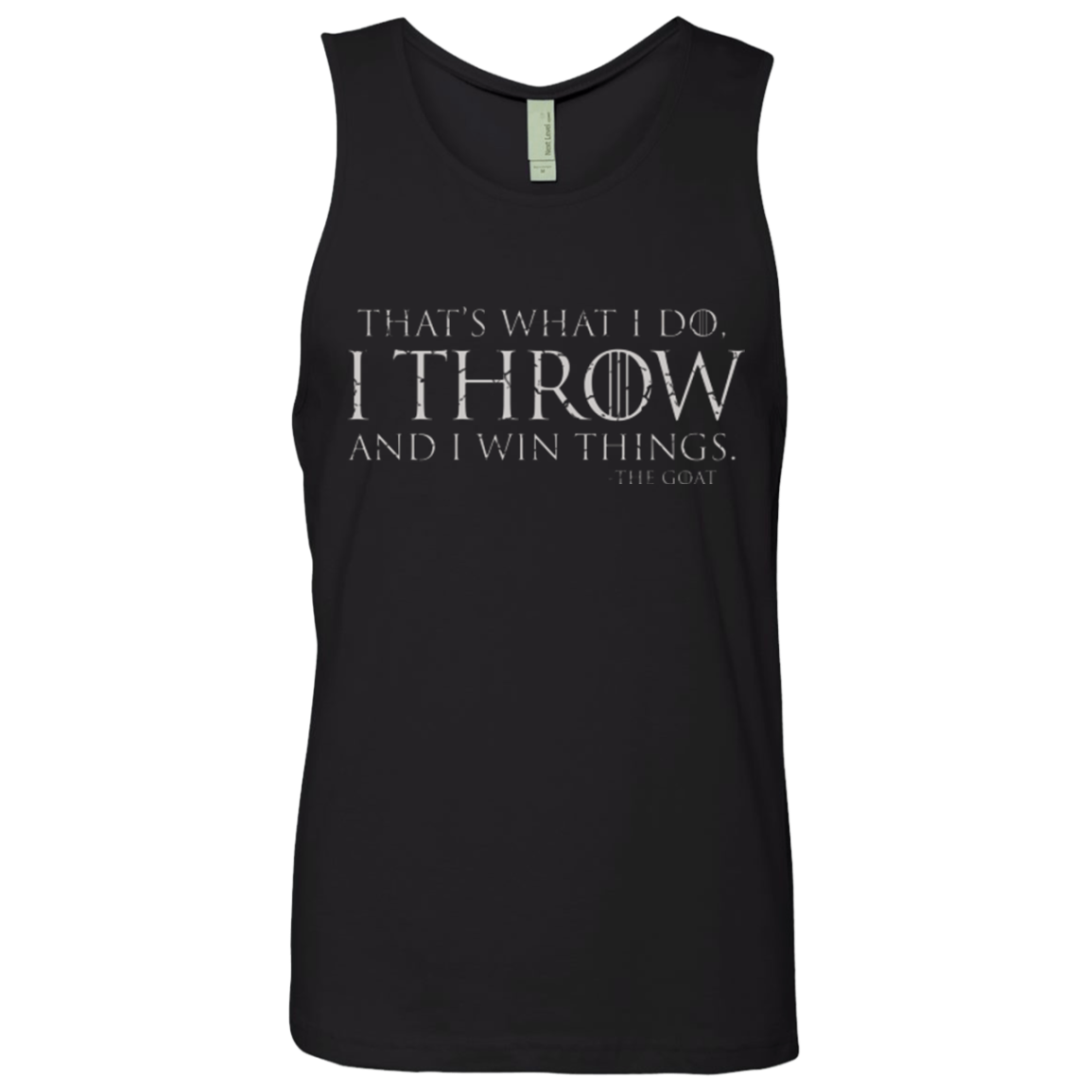I Throw Men's Premium Tank Top