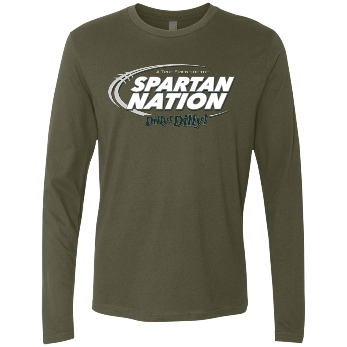 Michigan State Dilly Dilly Men's Premium Long Sleeve